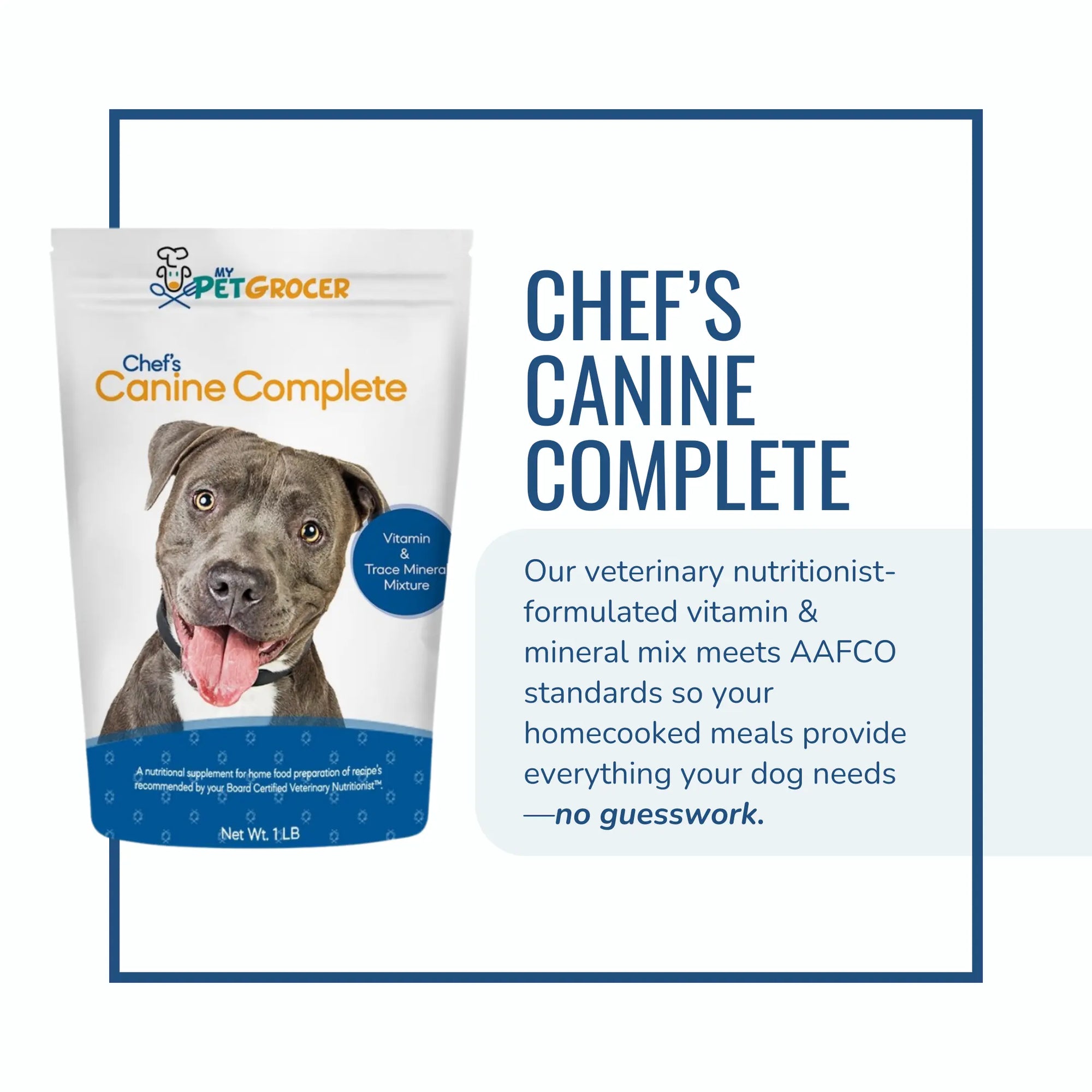 Chef's Canine Complete | Vitamin & Trace Mineral Mix | 1lb Bag mypetgrocer.com