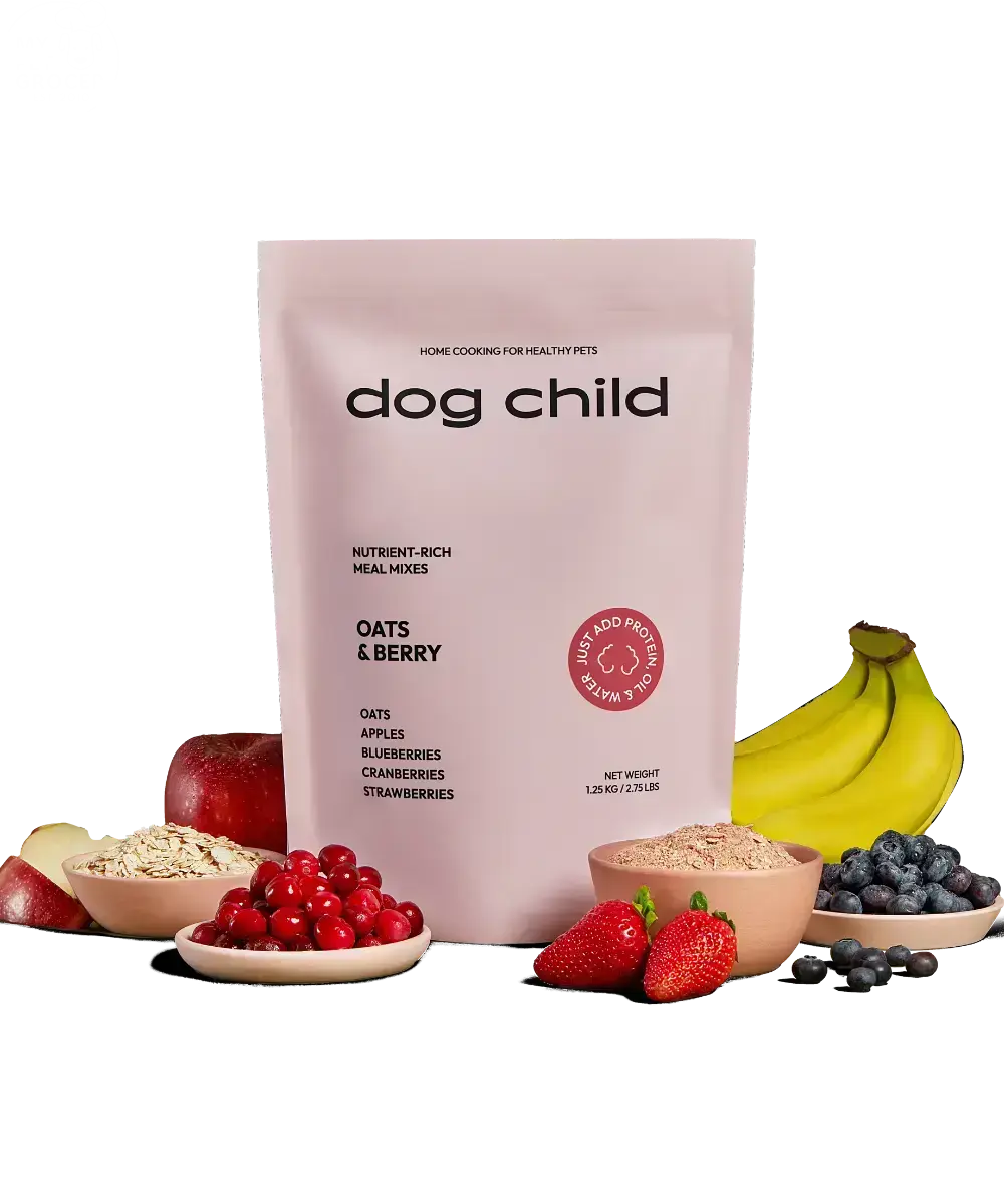 Organic Oats & Berries Meal Mix For Dogs - Dog Child