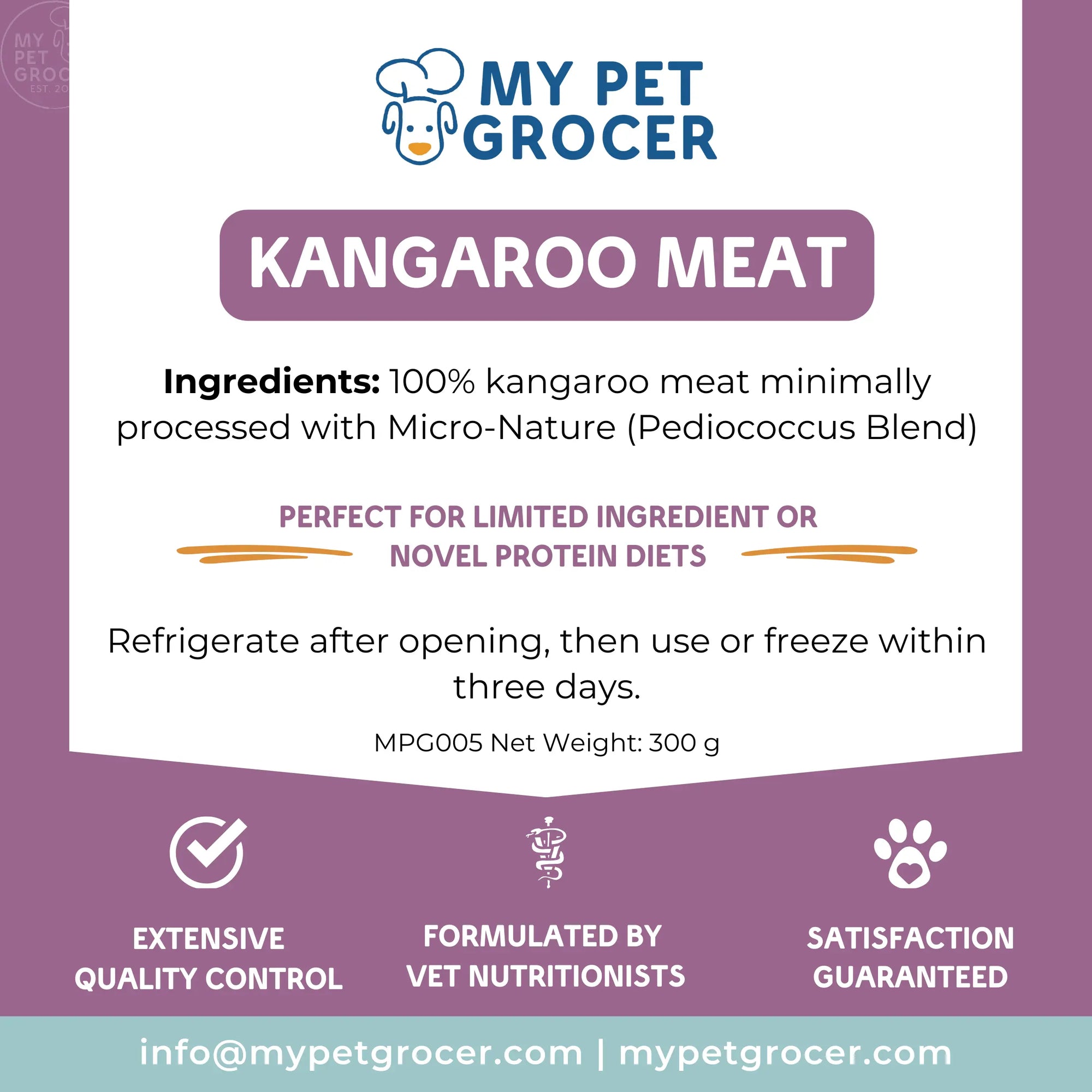 Kangaroo Meat mypetgrocer.com