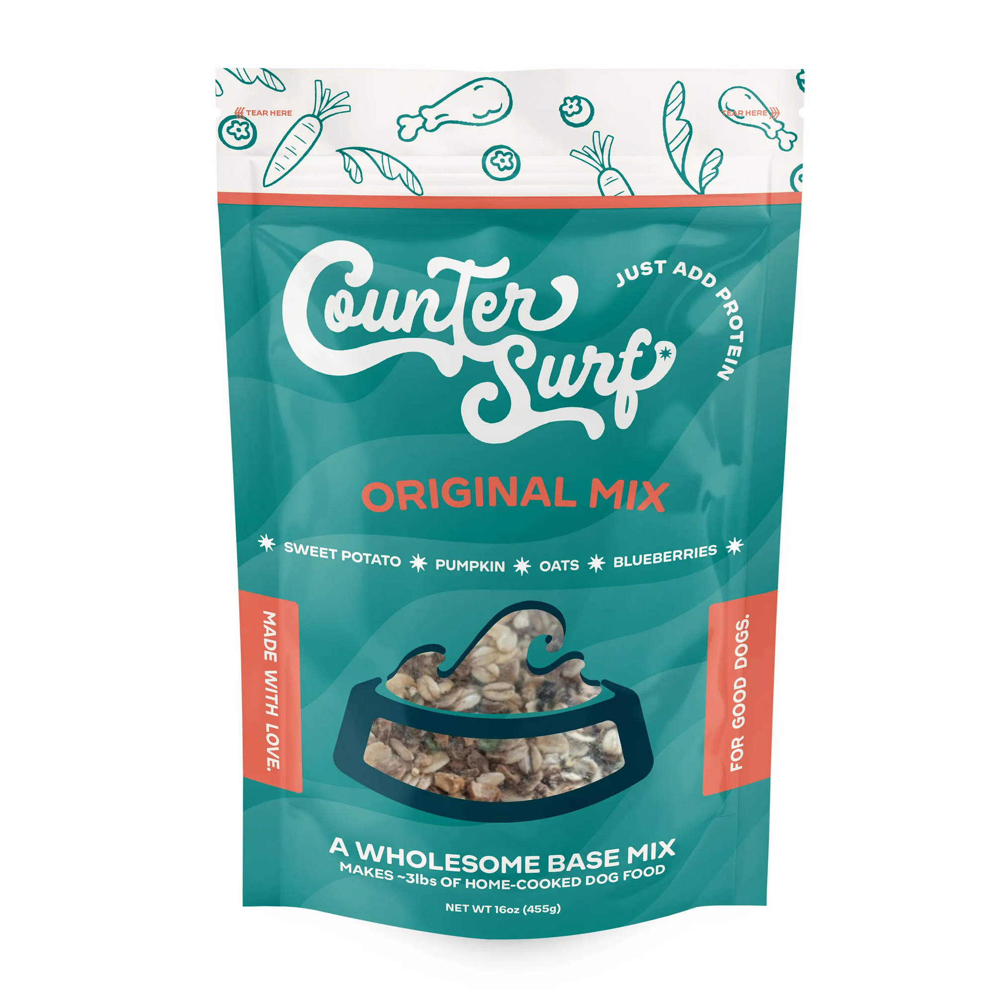 Sweet Potato & Blueberry Meal Mix for Dogs Counter Surf