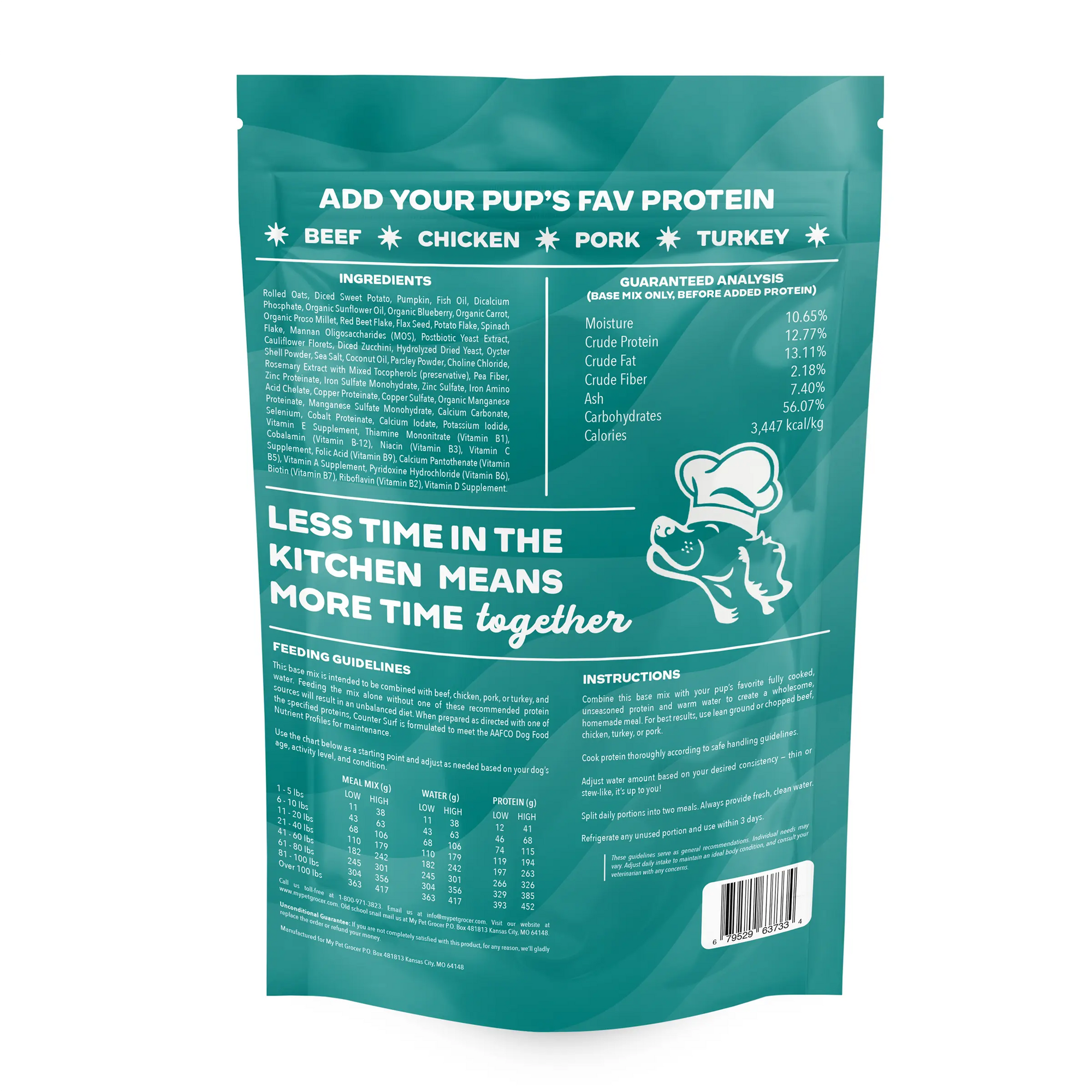 Sweet Potato & Blueberry Meal Mix for Dogs Counter Surf