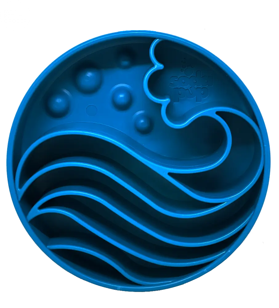 Wave Design eBowl Enrichment Slow Feeder Bowl for Dogs SodaPup/True Dogs, LLC